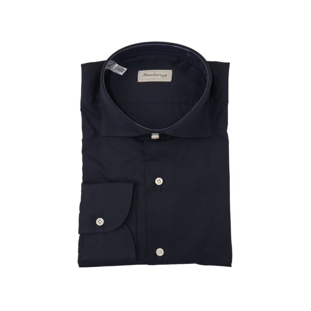 Sartorio Solid Cotton Dress Shirt